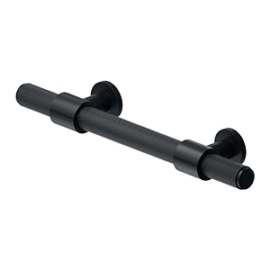 Deltana Jaladera Moleteada 4" — Negro Mate