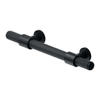 Deltana Jaladera Moleteada 4" — Negro Mate