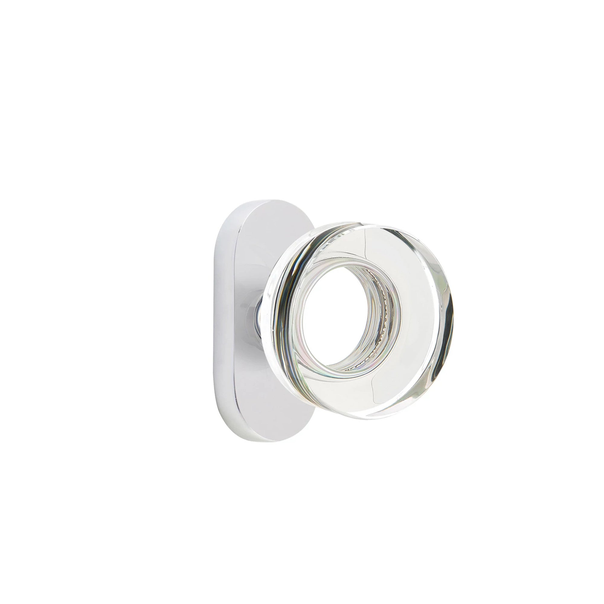 Cromo Pulido · 1-1/2" x3" Oval Rosette