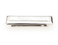 Schaub Jaladera Mother Pearl Rectangle Inlay, 3" cc — Níquel Pulido