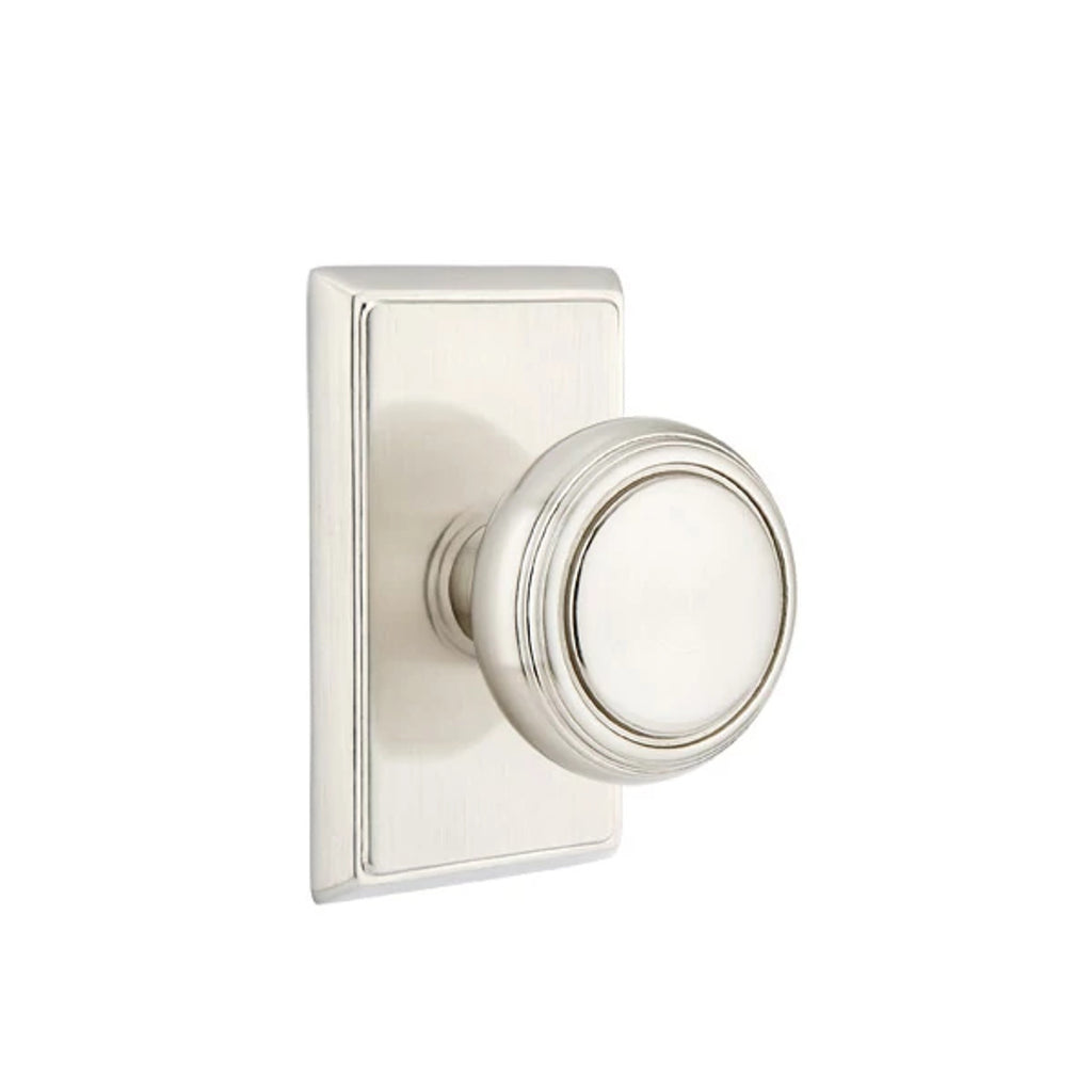 Níquel Satinado · Rectangular Rosette