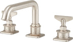 California Faucets Steampunk Bay Juego Completo para Tina Romana - Pico Quad Bajo - Satin Nickel