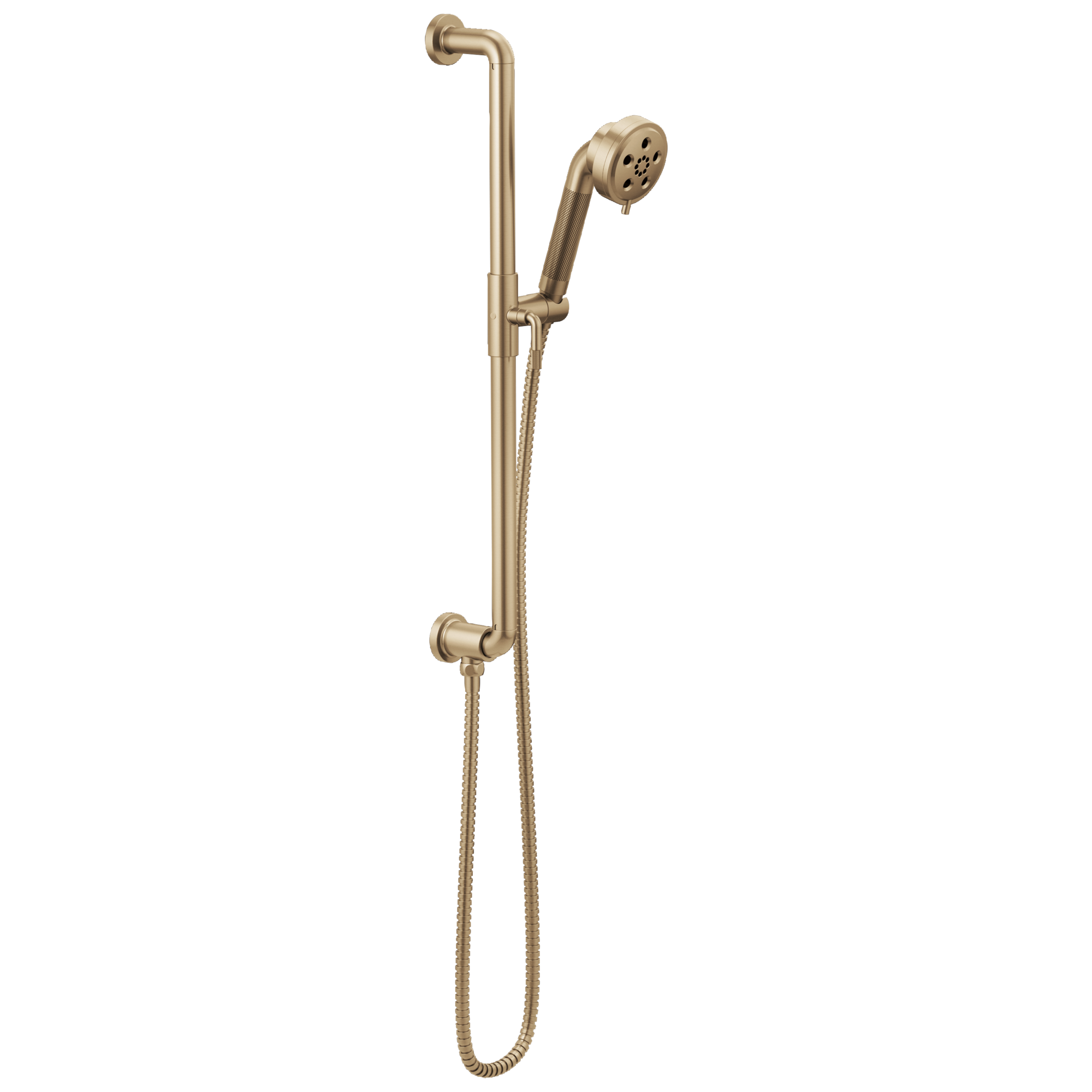 Brizo Litze Barra Deslizante con Regadera de Mano H2Okinetic® — Oro Luxe