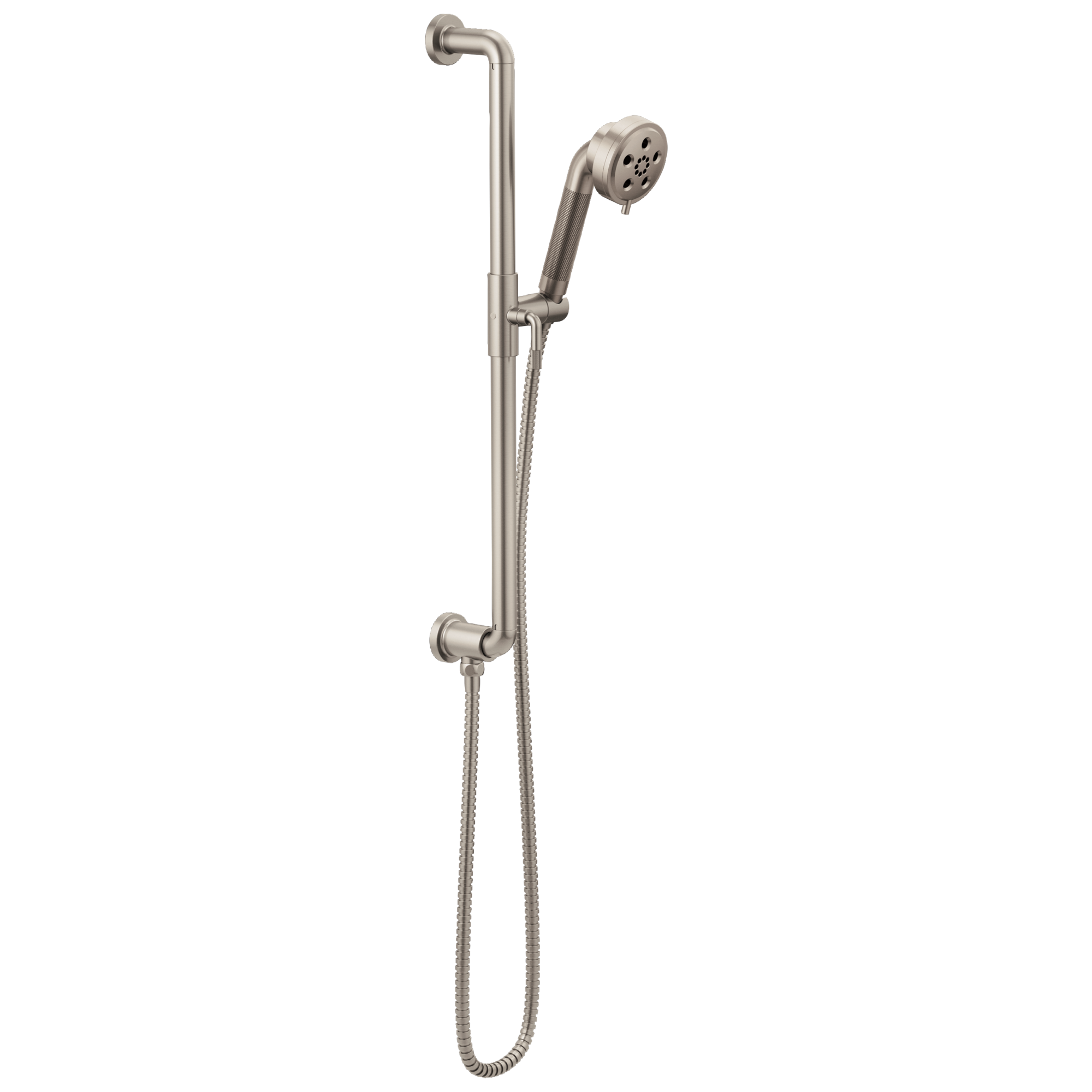 Brizo Litze Barra Deslizante con Regadera de Mano H2Okinetic® — Níquel Luxe