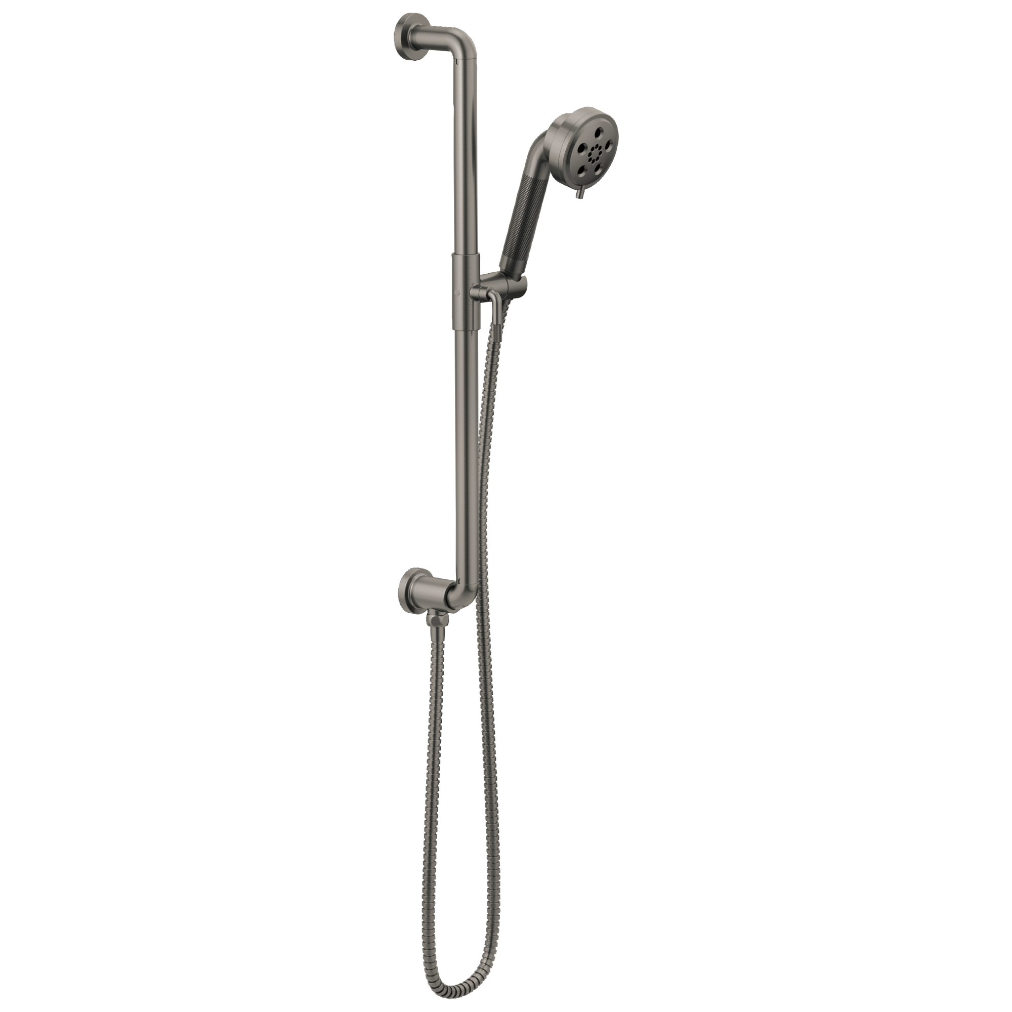 Brizo Litze Barra Deslizante con Regadera de Mano H2Okinetic® — Acero Luxe