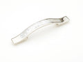 Schaub Jaladera Mother Pearl Rectangle, 4" cc — Níquel Pulido