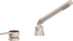 California Faucets Capitola Regadera de Mano y Desviador Completo para Tina Romana - Palanca, 2.0 gpm - Níquel Satinado