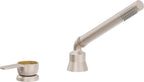 California Faucets Capitola Regadera de Mano y Desviador Completo para Tina Romana - Palanca, 1.8 gpm - Níquel Satinado