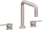 California Faucets Capitola Juego Completo para Tina Romana - Pico Quad, Palanca - Níquel Satinado