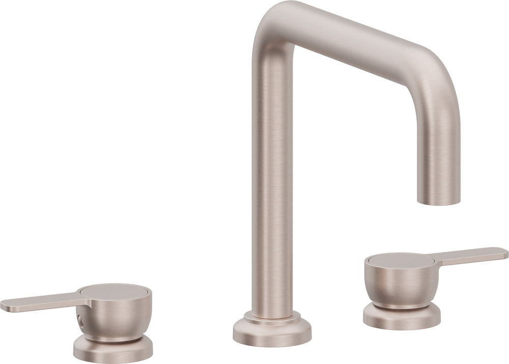 California Faucets Capitola Juego Completo para Tina Romana - Pico Quad, Palanca - Níquel Satinado