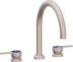 California Faucets Capitola Juego Completo para Tina Romana - Pico Alto, Palanca - Níquel Satinado
