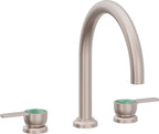 California Faucets Capitola Juego Completo para Tina Romana - Pico Alto, Palanca - Níquel Satinado