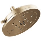 Brizo Litze Regadera Fija Redonda H2Okinetic® 8" Multifunción — Oro Luxe