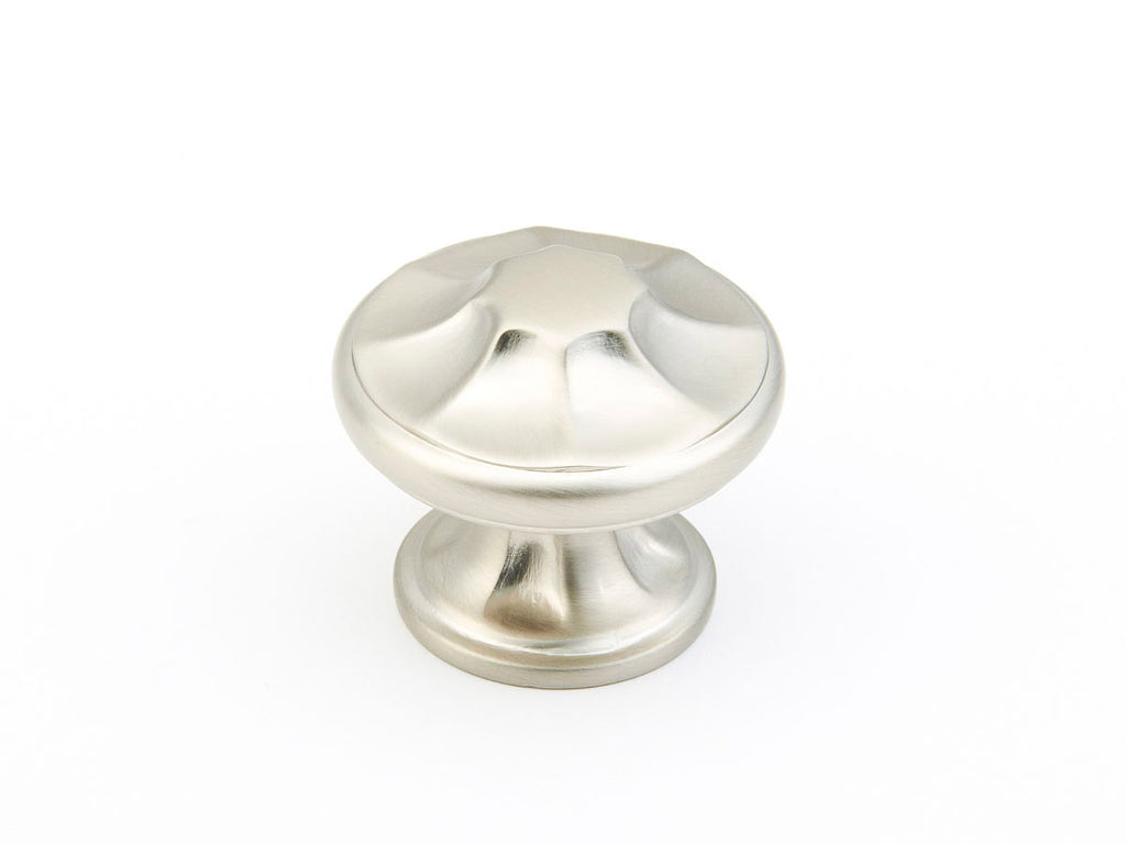 Schaub Perilla Redonda, 1-3/8" diám. — Níquel Satinado