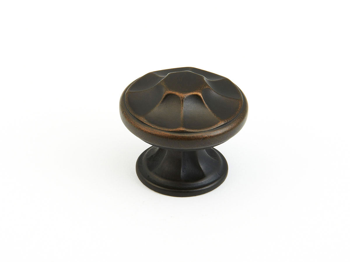 Schaub Perilla Redonda, 1-3/8" diám. — Bronce Antiguo