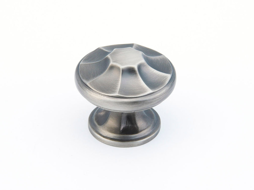 Schaub Perilla Redonda, 1-3/8" diám. — Níquel Antiguo