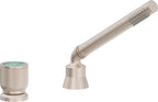 California Faucets Capitola Regadera de Mano y Desviador Completo para Tina Romana - Cilíndrica, 2.0 gpm - Níquel Satinado