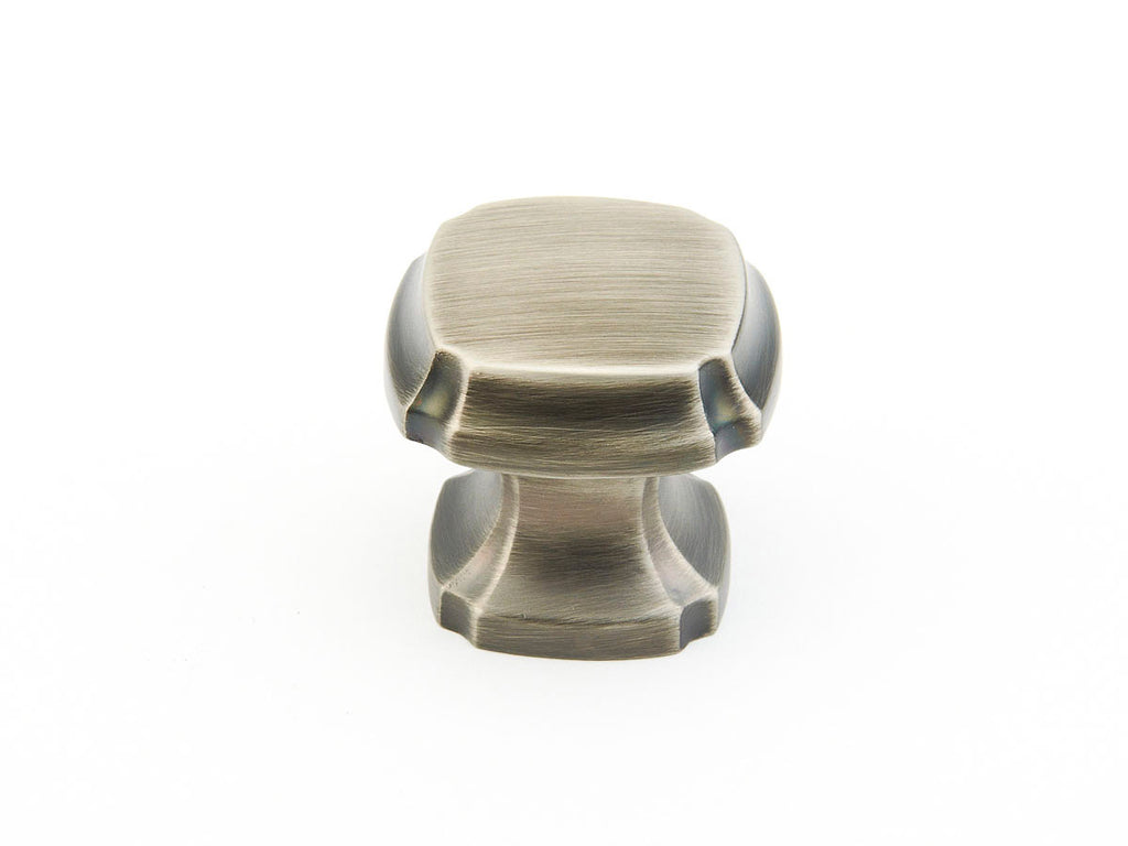 Schaub Perilla Squre, 1-3/8" diám. — Níquel Antiguo