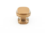 Schaub Perilla Squre, 1-3/8" diám. — Bronce Cepillado
