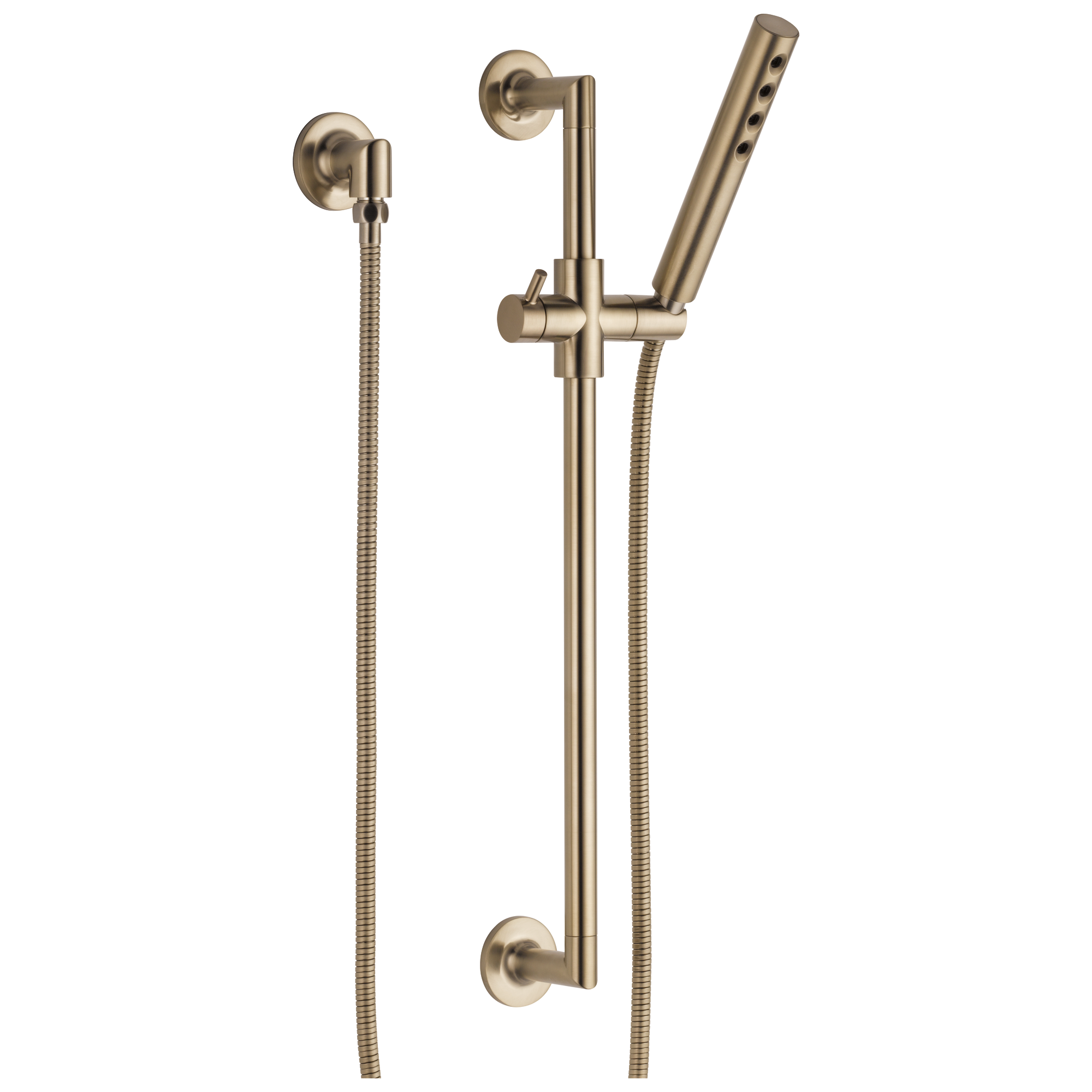 Brizo Odin Barra Deslizante con Regadera de Mano H2Okinetic® — Oro Luxe