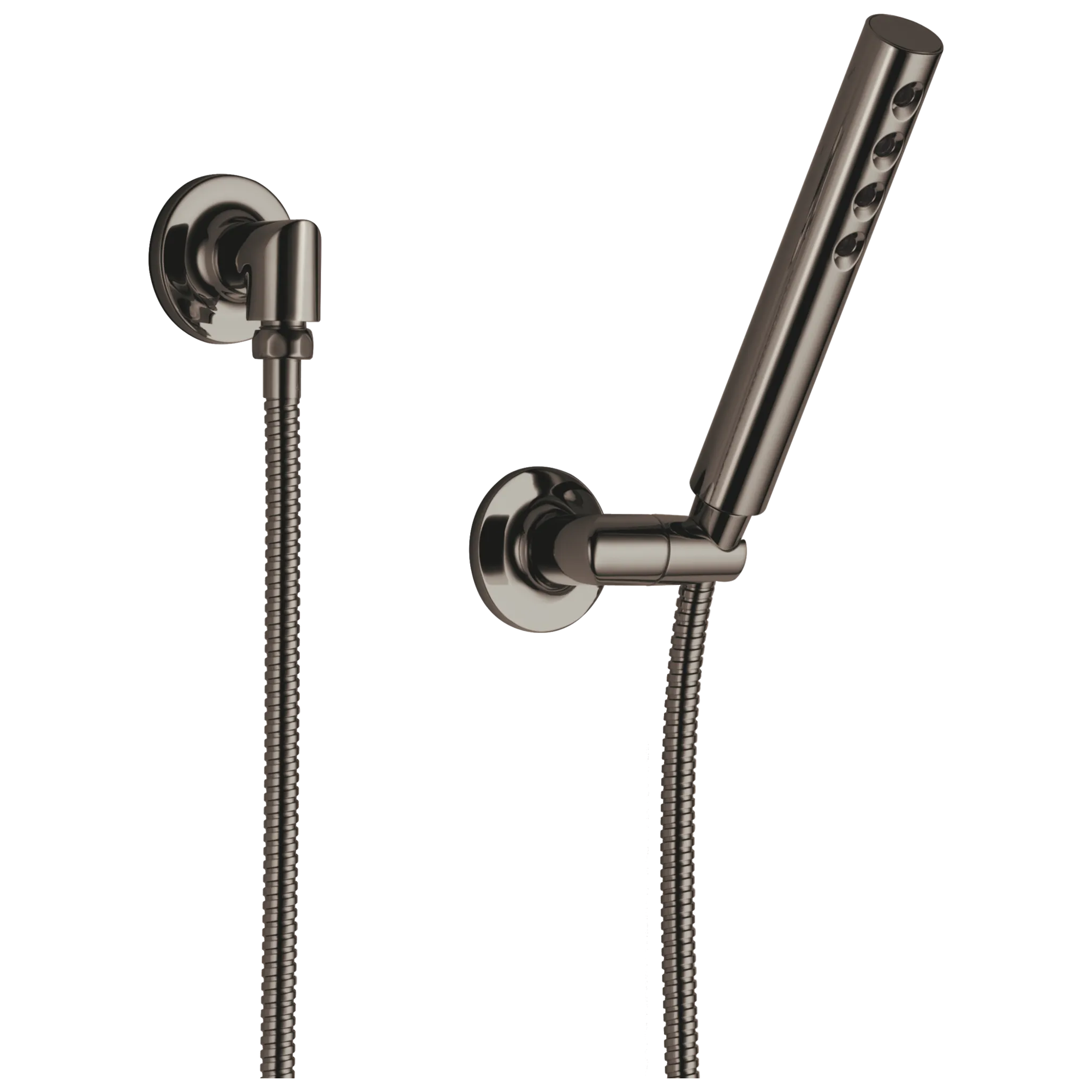 Brizo Odin Regadera de Mano de Pared H2Okinetic® — Ónix Negro Brilliance
