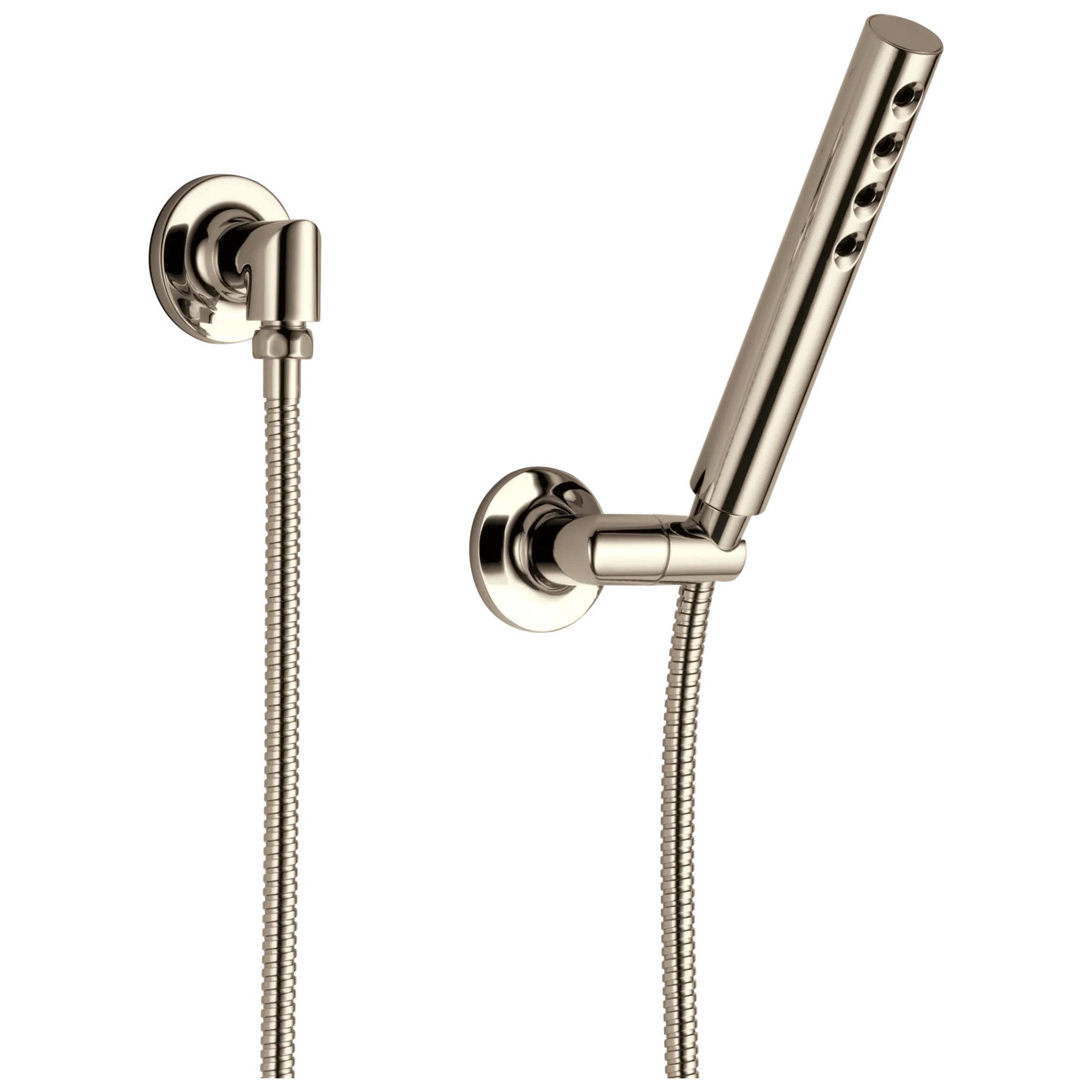 Brizo Odin Regadera de Mano de Pared H2Okinetic® — Níquel Pulido