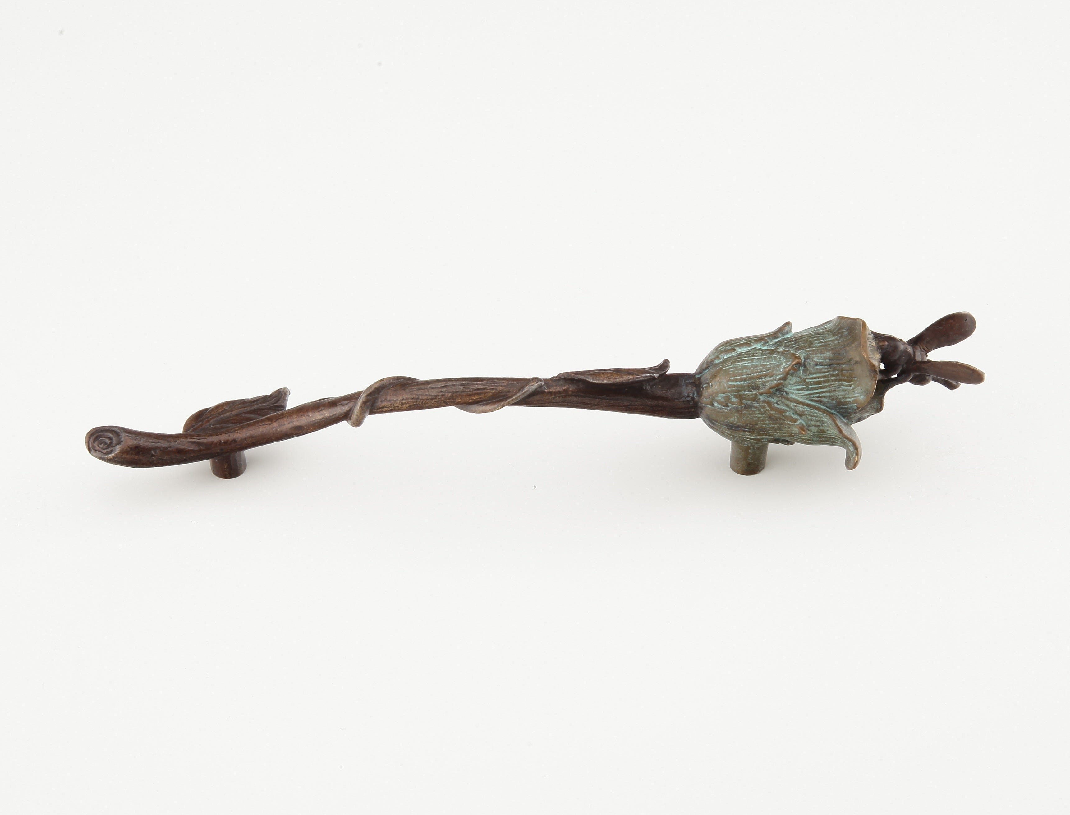 Schaub Jaladera Bee Pompiean, 3-3/4" cc — Bronce Oscuro