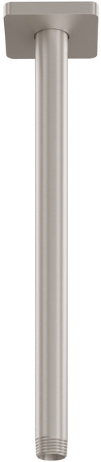California Faucets San Elijo Brazo de Regadera de Techo - Base Cuadrada - Satin Nickel