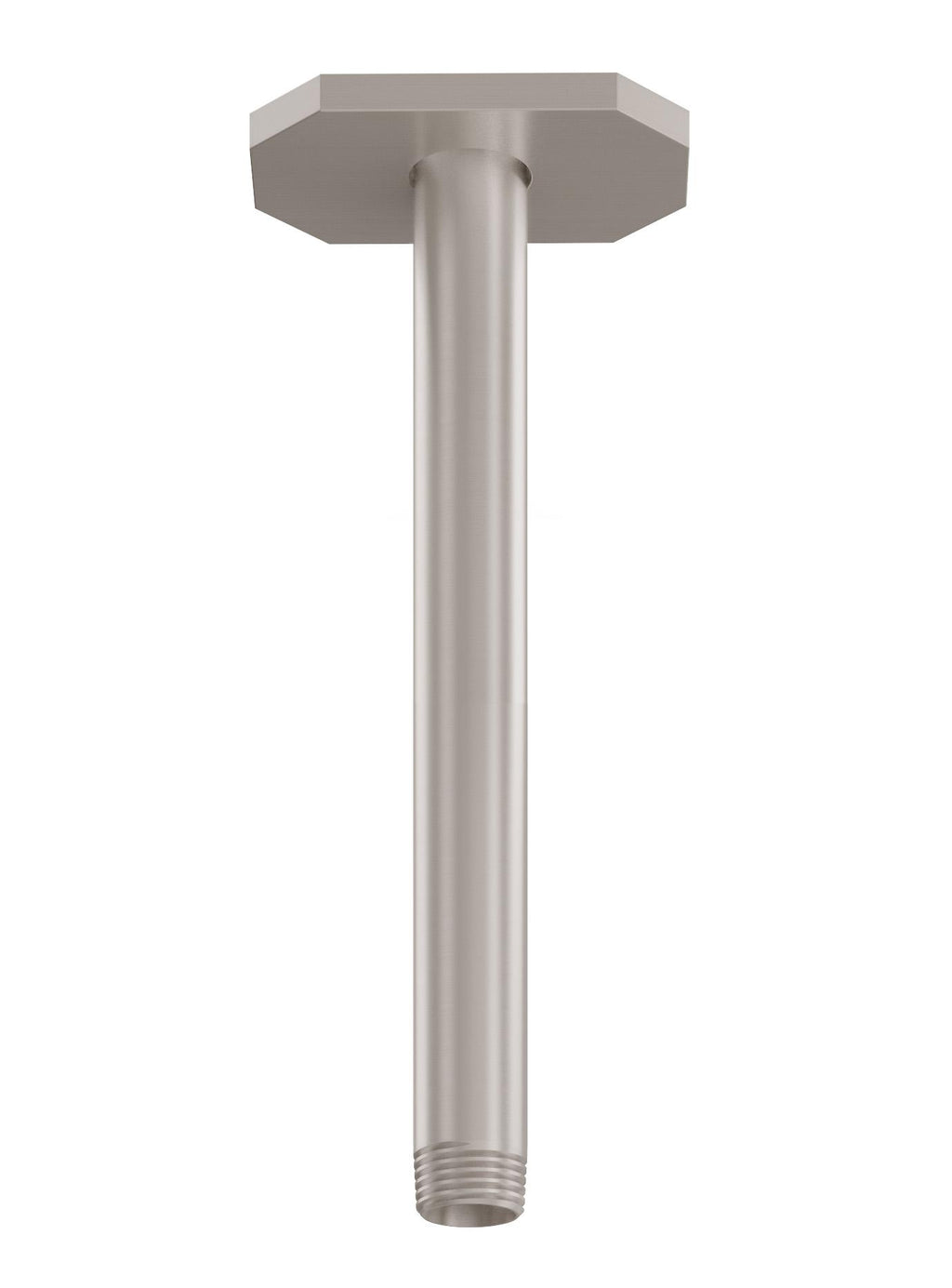 California Faucets Doheny Brazo de Regadera de Techo - Base Octagonal - Satin Nickel