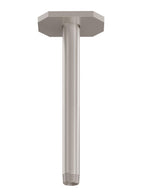 California Faucets Doheny Brazo de Regadera de Techo - Base Octagonal - Satin Nickel