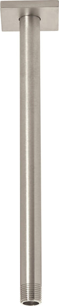 California Faucets Morro Bay Brazo de Regadera de Techo - Base Cuadrada - Satin Nickel