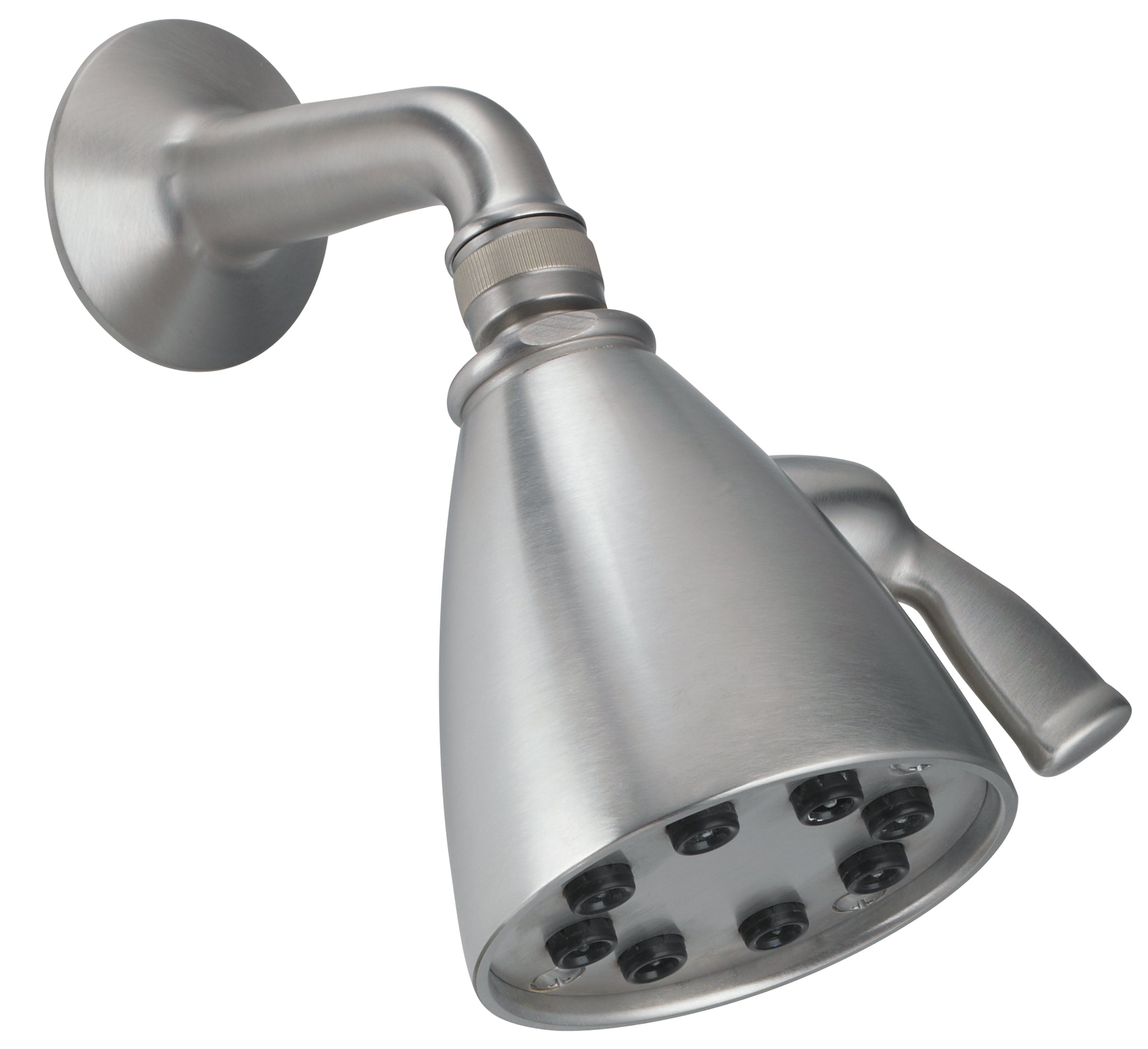 California Faucets Kit de Regadera de 3-1/2" de 8 Chorros - Níquel Satinado
