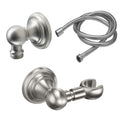 California Faucets Miramar Kit de Regadera de Mano de Pared Giratorio - Base Cóncava