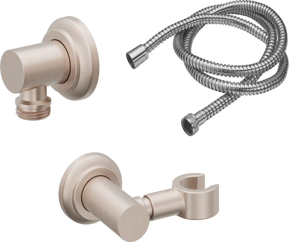 California Faucets Capitola Kit de Regadera de Mano de Pared Giratorio - Níquel Satinado