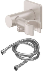 California Faucets San Elijo Kit de Regadera de Mano de Pared con Soporte de Suministro - Base Cuadrada