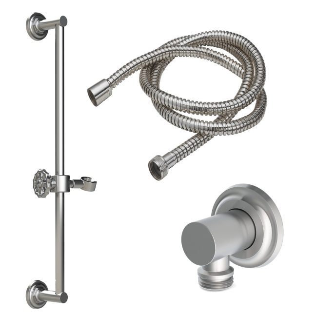 California Faucets Descanso Works Kit de Regadera de Mano de Barra Deslizante