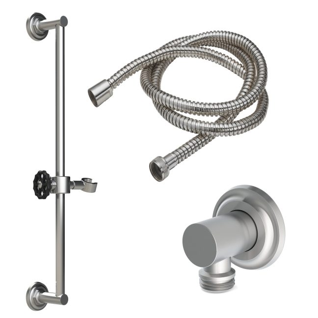 California Faucets Descanso Works Kit de Regadera de Mano de Barra Deslizante
