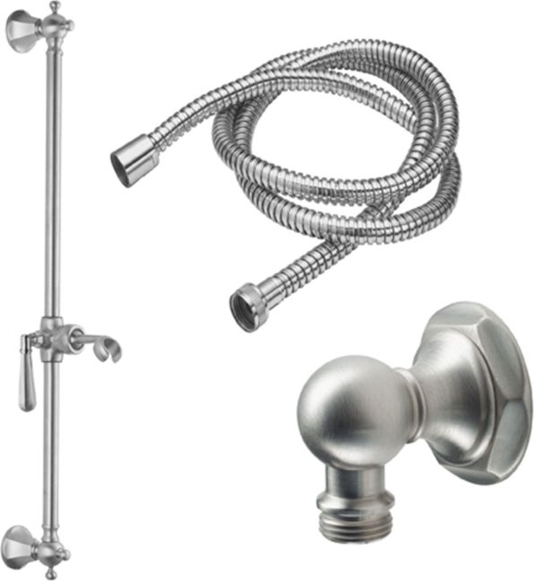 California Faucets Monterey Kit de Regadera de Mano de Barra Deslizante