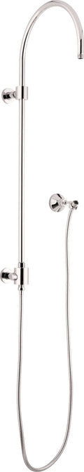 California Faucets Columna de Regadera Expuesta con Desviador y Soporte de Pared