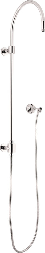 California Faucets Columna de Regadera Expuesta con Desviador y Soporte de Pared