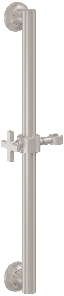 California Faucets Rincon Bay Barra de Apoyo con Deslizador de 24" - Níquel Satinado