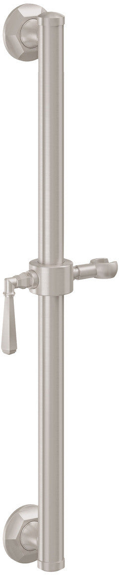 California Faucets Monterey Barra de Apoyo con Deslizador de 24" - Níquel Satinado