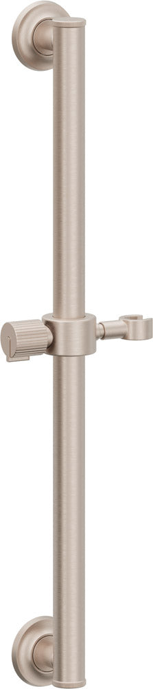 California Faucets Capitola Barra de Sujeción de 24" con Riel Deslizante - Níquel Satinado