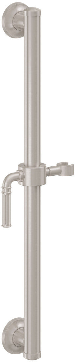 California Faucets Trousdale Barra de Apoyo con Deslizador de 24" - Níquel Satinado