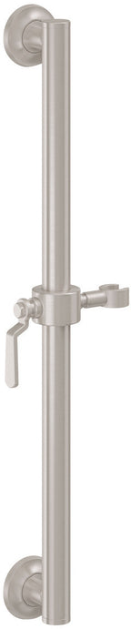 California Faucets Descanso Works Barra de Apoyo con Deslizador de 30" - Níquel Satinado