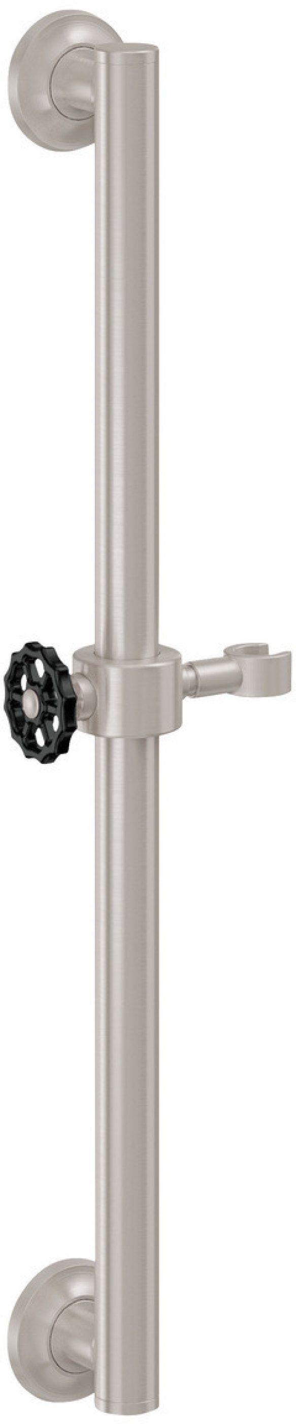 California Faucets Descanso Works Barra de Apoyo con Deslizador de 30" - Níquel Satinado