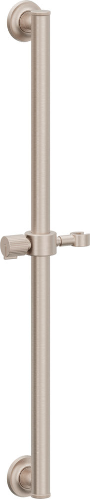 California Faucets Capitola Barra de Sujeción de 30" con Riel Deslizante - Níquel Satinado