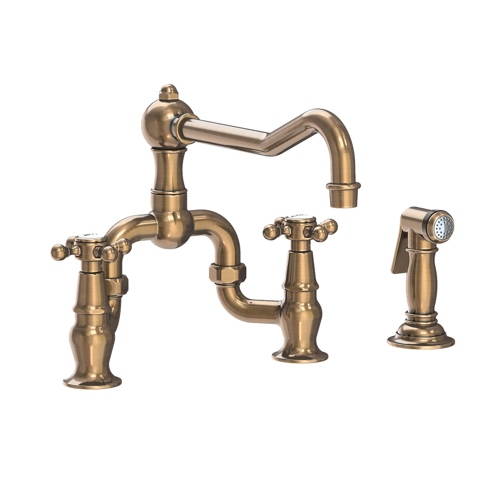 Newport Brass Chesterfield 9452-1 — vista de producto — Latón Antiguo