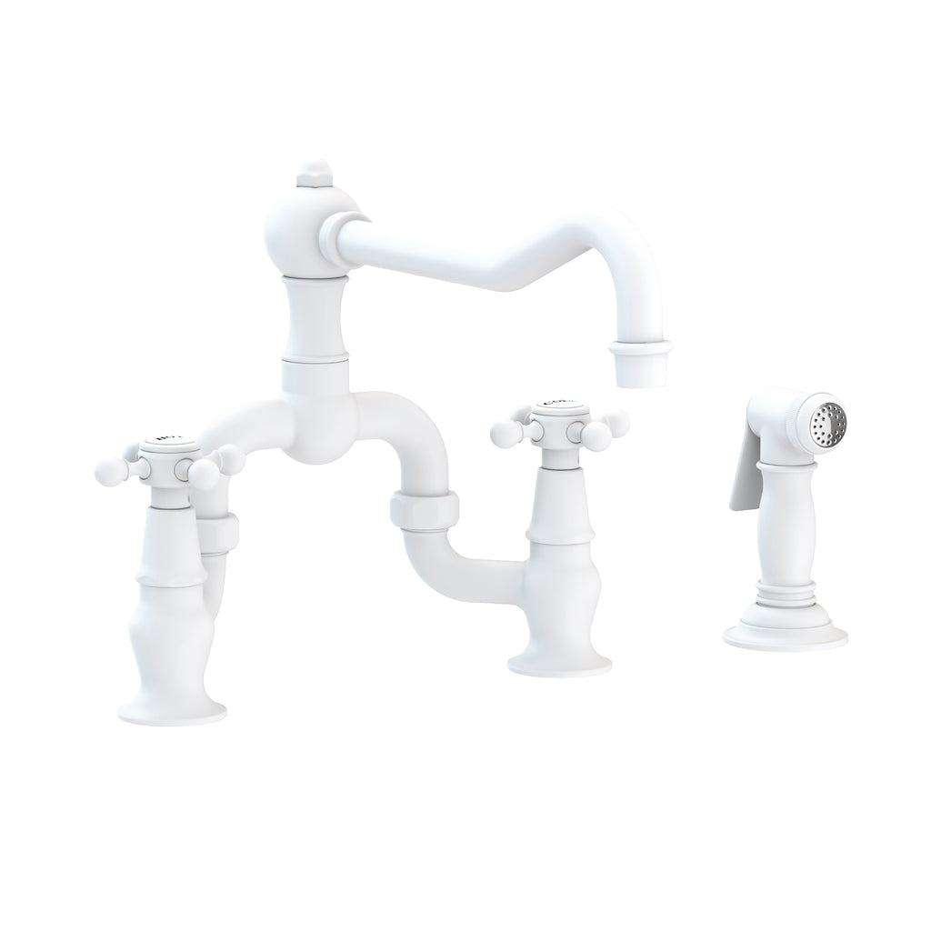 Newport Brass Chesterfield 9452-1 — vista de producto — Blanco Mate