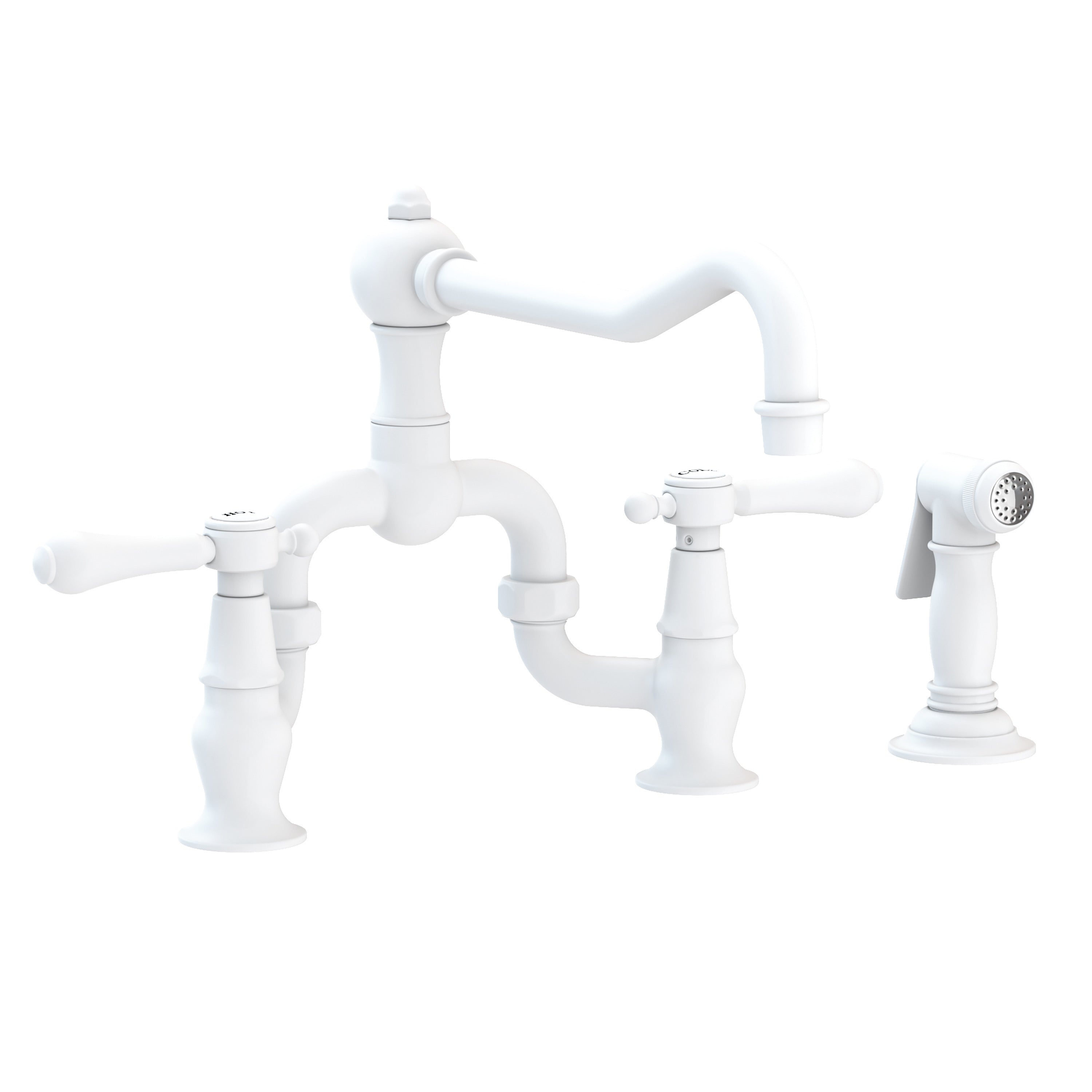 Newport Brass Chesterfield 9453-1 — vista de producto — Blanco Mate